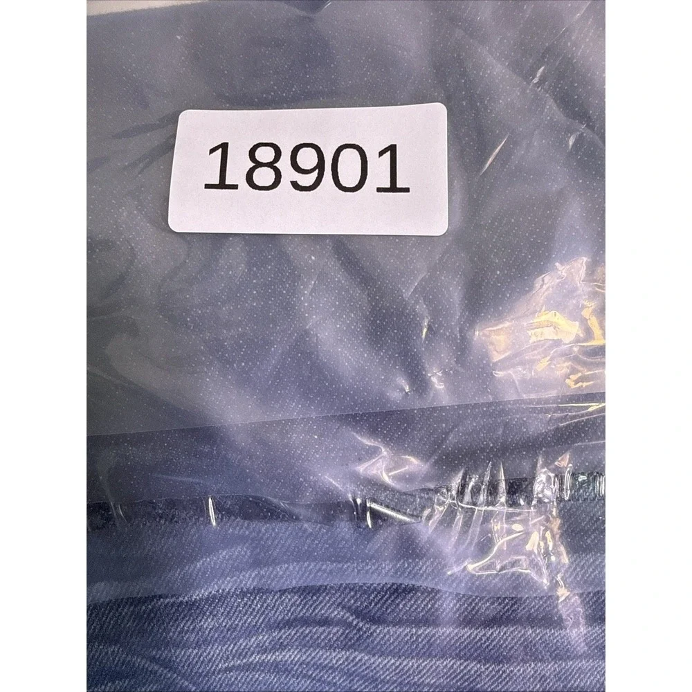 Guess Jeans Rebel  Straight Men 42 Y2K DARK Wash HEAVY WHISKERING
